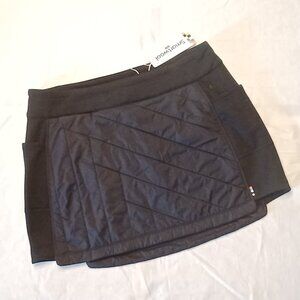 NWT SMARTWOOL Merino Wool L Black Insulated Smartloft Skirt